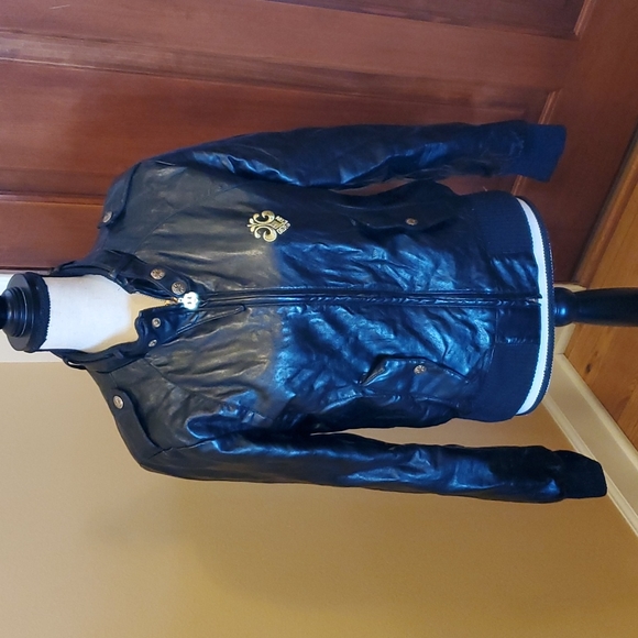 Dereon Jacket L C9-3710 bommer jacket by Beyonce rare 2000s